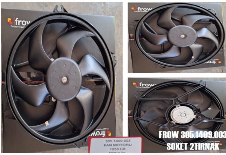 Frow Fan Motoru (Peugeot Partner, Citroen Berlingo 1.6 2.0 HDI)