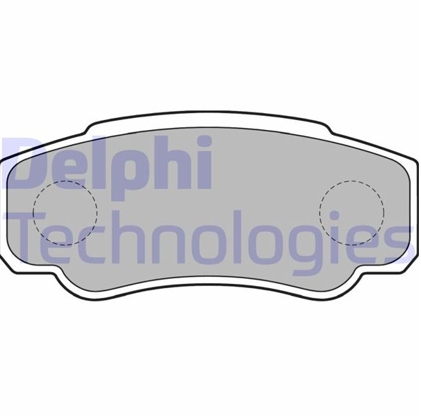 DELPHI Fren Balatası Arka 109 mm (Peugeot Boxer 1.8)