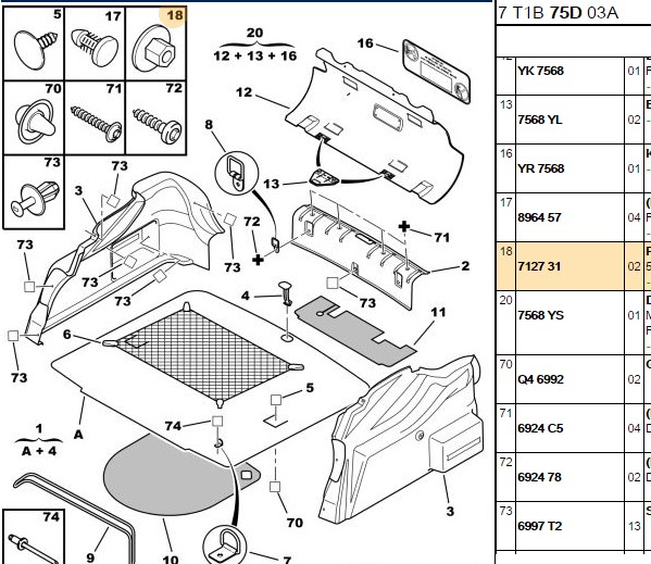 Çam Davlumbaz Plast Somun (Peugeot 206, 3008, 407, Peugeot Tepe, C4, C5, C6, ZX, Berlingo B9)