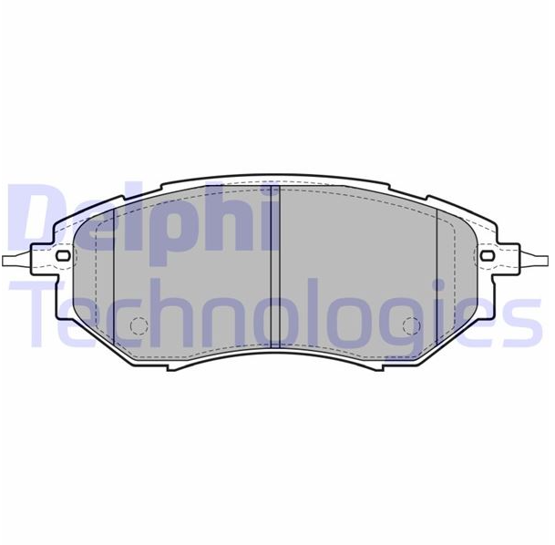 Delphi Fren Balatası Ön (157mm) Legacy 13-