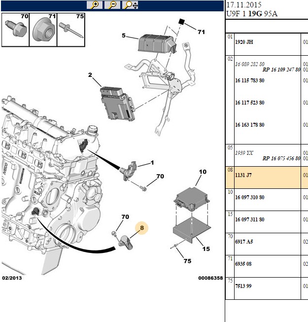 VOLANT KAPTORU PEUGEOT BOXER 30 HDI 06  F30DTE