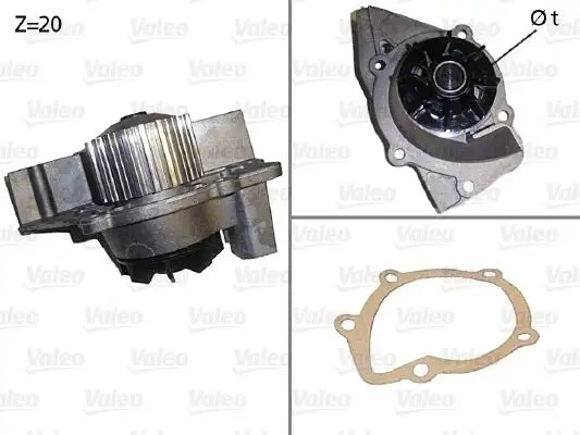 VALEO Peugeot 306 1.8 Devirdaim Pompa Contalar ile Kapaksız