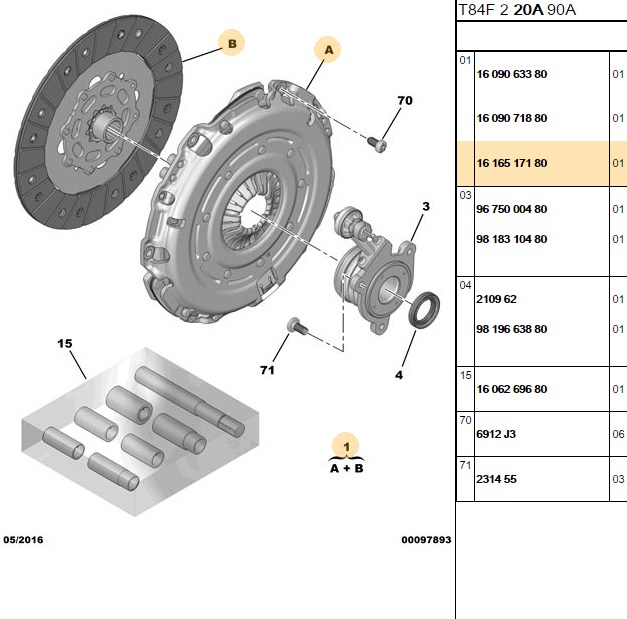 Debriyaj Seti DW10FE (2.0 HDI)
