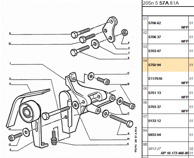 GATES Alternatör Kayışı Aveo 1.2 T200 05- Logan 04- Sandero 1.4 08-