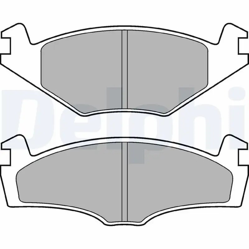 DELPHI Seat Cordoba ve Volkswagen Polo 1.4/1.6/3 1.4/3 1.6 Ön Fren Balatası 138.1 mm