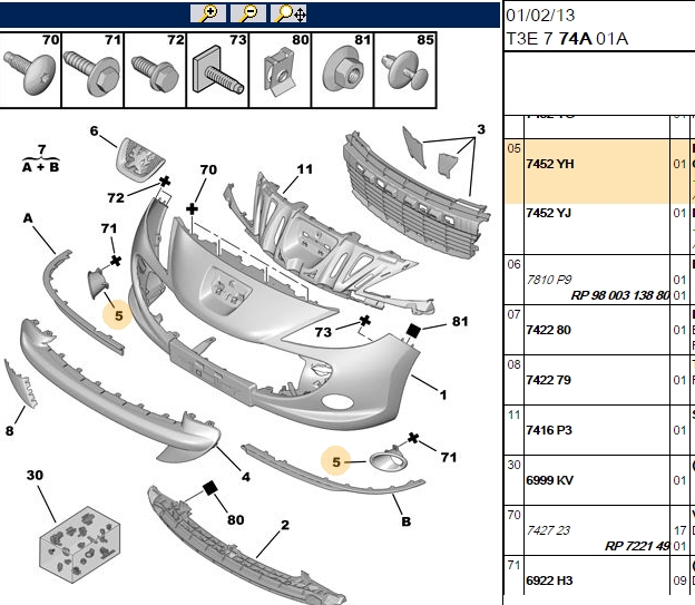 SİS FAR BAKALİT SOL 206