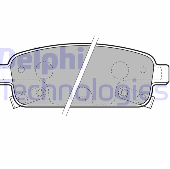 Delphi Arka Fren Balatası (Chevrolet Cruze, Lacetti, Opel Astra J)