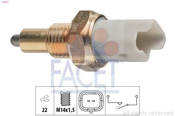 FACET Geri Vites Müşürü Citroen C4 Cactus, C5, C3 Aircross, Opel Crossland, Corsa F