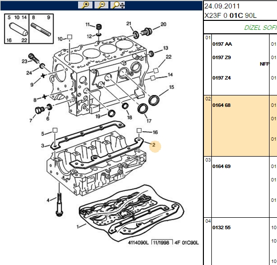 Payen Karter Contası Sol Peugeot Boxer Citroen Jumper 25 D S - 2800