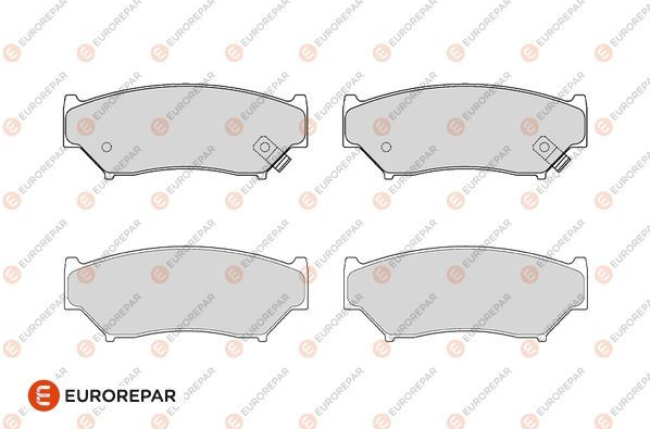 Eurorepar ERP Fren Balatası Ön (116 mm) (Vitara 5 Kapı 03-)