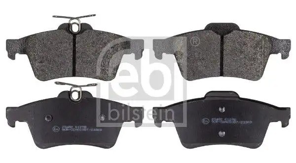 FEBI Volvo C30, Ford Kuga, Peugeot 508 ve Renault Laguna Arka Fren Balatası 123 mm
