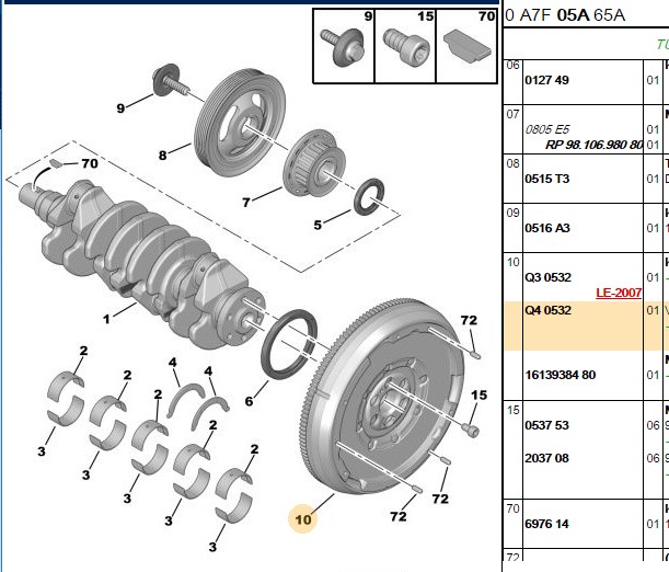 MEHA Volan Sabit (P307, P407, P508, P5008, P3008, C4, C5 1.6HDI 110 HP)