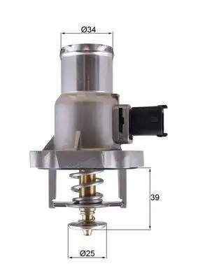 MAHLE Opel Astra H Insignia 1.6 A16XER A18XER 105 °C Termostat