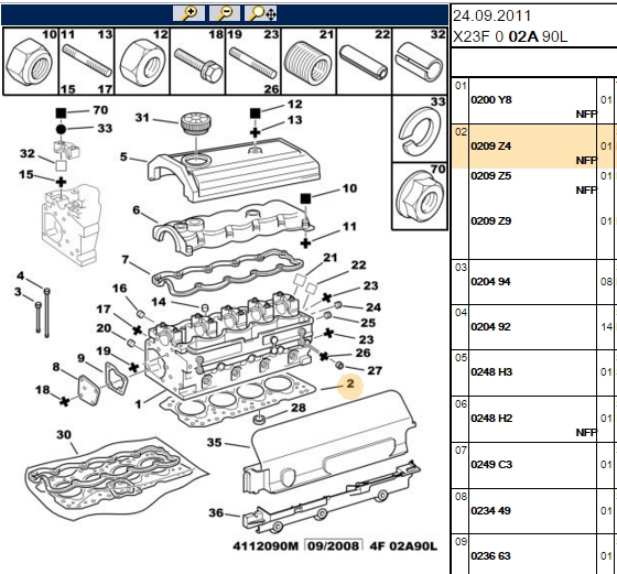 Silindir Kapak Contası (160 mm) (Peugeot Boxer, Citroen Jumper, Fiat Ducato)