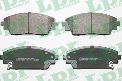 LPR Fren Balatası Ön (141.8 MM) Mazda CX 3 15- Mazda 3 13-