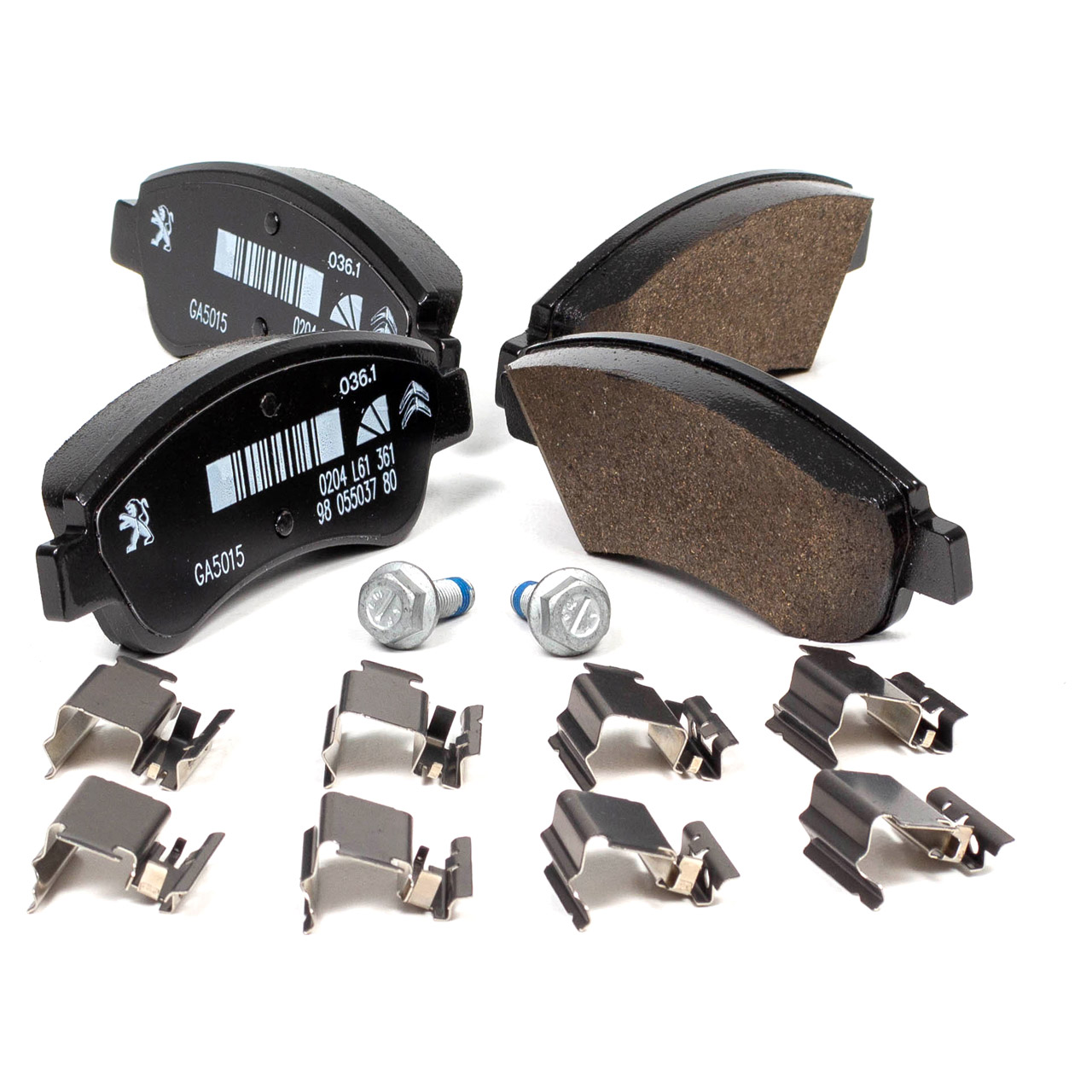 Fren Balatası Ön (136,8 mm) (Peugeot P1007, P2008, P206, P207, P208 I-II, P301, P307, Partner, Citroën Berlingo C2, C3, C4, XSara, Opel Corsa F, Crossover X)
