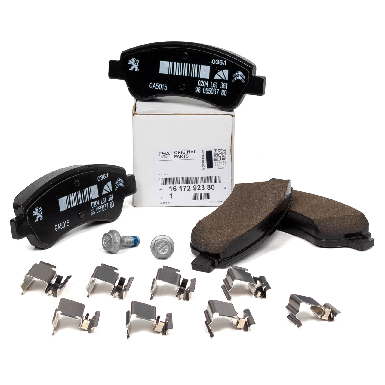 Fren Balatası Ön (136,8 mm) (Peugeot P1007, P2008, P206, P207, P208 I-II, P301, P307, Partner, Citroën Berlingo C2, C3, C4, XSara, Opel Corsa F, Crossover X)