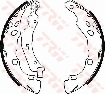 TRW Citroen C3, Peugeot 208 ve Dacia Sandero Arka Fren Balatası 203×39 mm