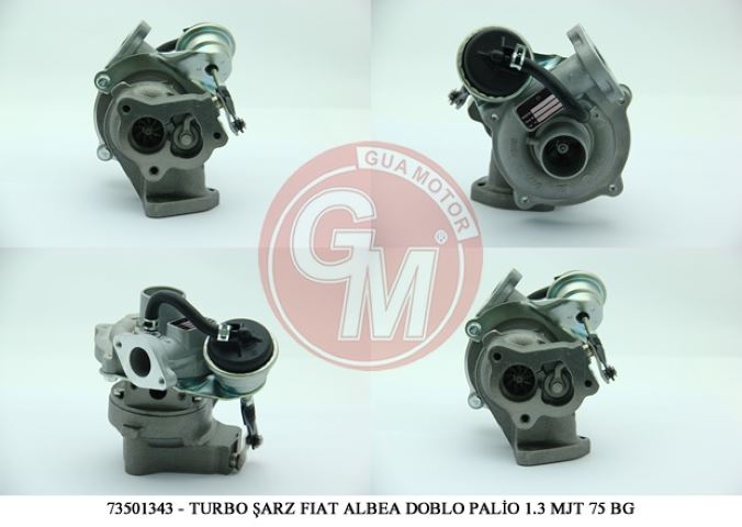 TURBO FIAT ALBEA DOBLO PALIO 13 MJT 75 BG