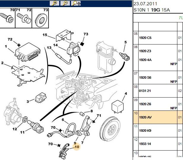 BİTAPART Krank Mili Sensörü (Peugeot 206, 306, 307)