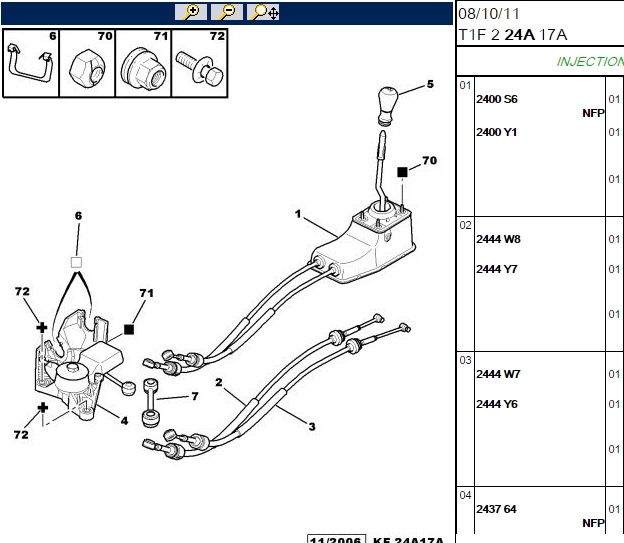 VITES KABLOSU P307 DW4 EW10J4S/BE4R