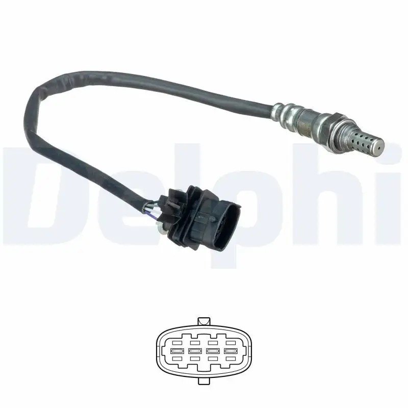 DELPHI Opel Zafira B 1.6, Chevrolet Aveo 1.2 Oksijen Sensörü 429 mm