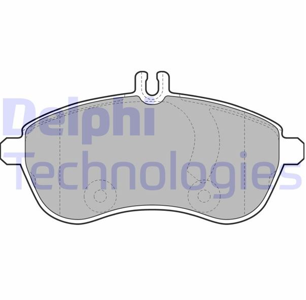 Delphi Fren Balatası Ön (Mercedes W204, S204, W212, A207, C207, S212, W212, R172 07-)