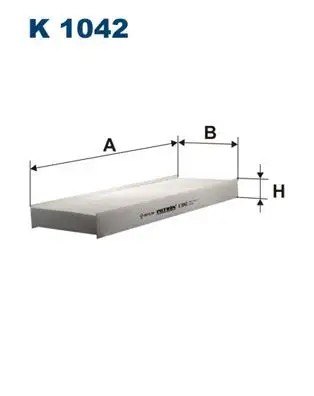 FILTRON Merkez Aktif Karbonlu Polen Filtresi 380×134×36 mm