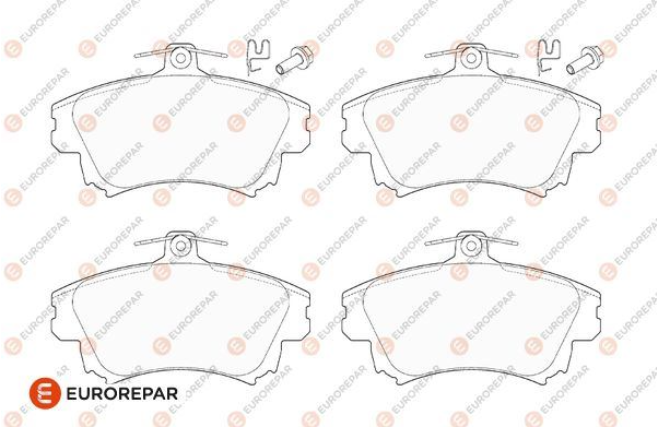 EUROREPAR Fren Balatası Ön 130 mm (Mitsubishi Carisma, Space Star)