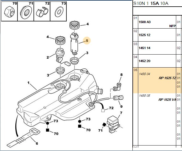 YAKIT POMPA MODULU 106 SAXO