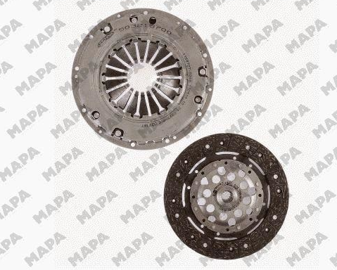 Mapa Debriyaj Seti Rulmansız (Ford Fusion 1.4 TDCi, Fiesta 1.4 TDCi, Mazda 2 1.4 CD)