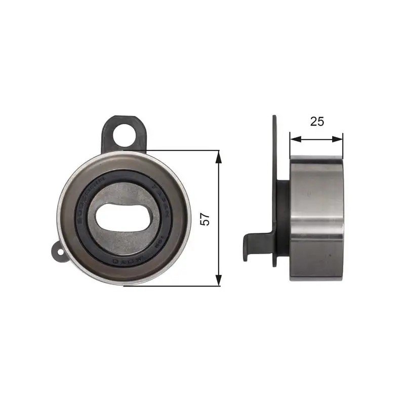 GATES Toyota Corolla ve Avensis 1.8 Eksantrik Gergi Rulmanı 57 mm