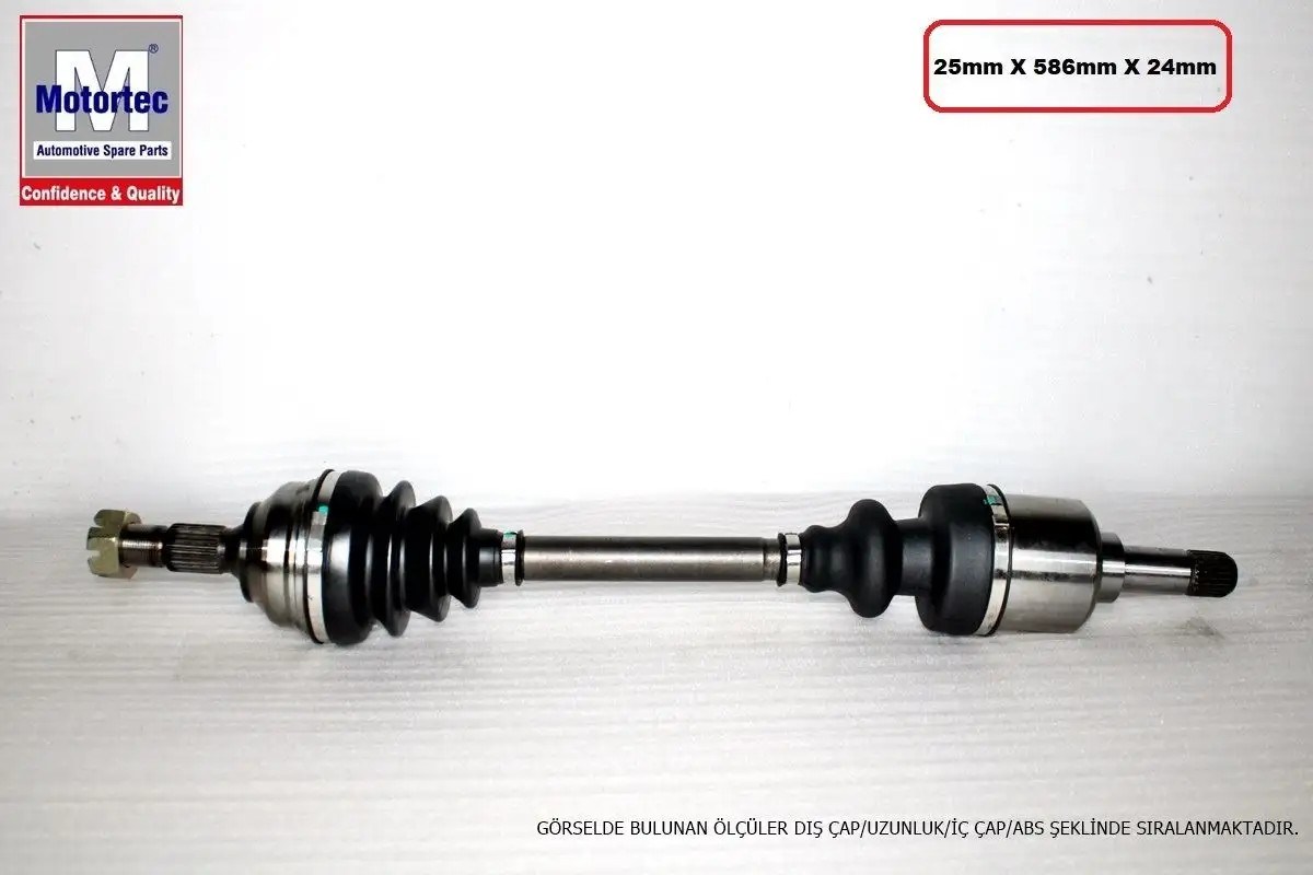 MOTORTEC Partner ve Berlingo Sol Aks (Komplo)