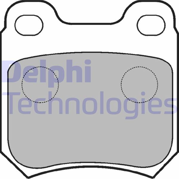 Delphi Arka Fren Balatası (Opel Omega B, Vectra B)
