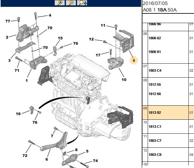 Motor Takozu Sol (P207 C2 C3 02-)