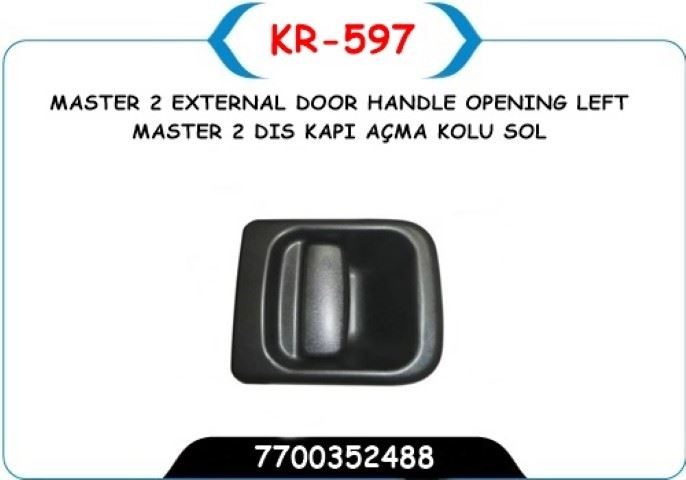 Diş Kapı Açma Kolu Ön Sol (Renault Master II)