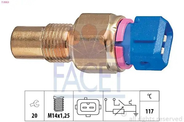FACET Peugeot 306 ve Citroen Saxo 1.6 Hararet Müşürü M14x1.25