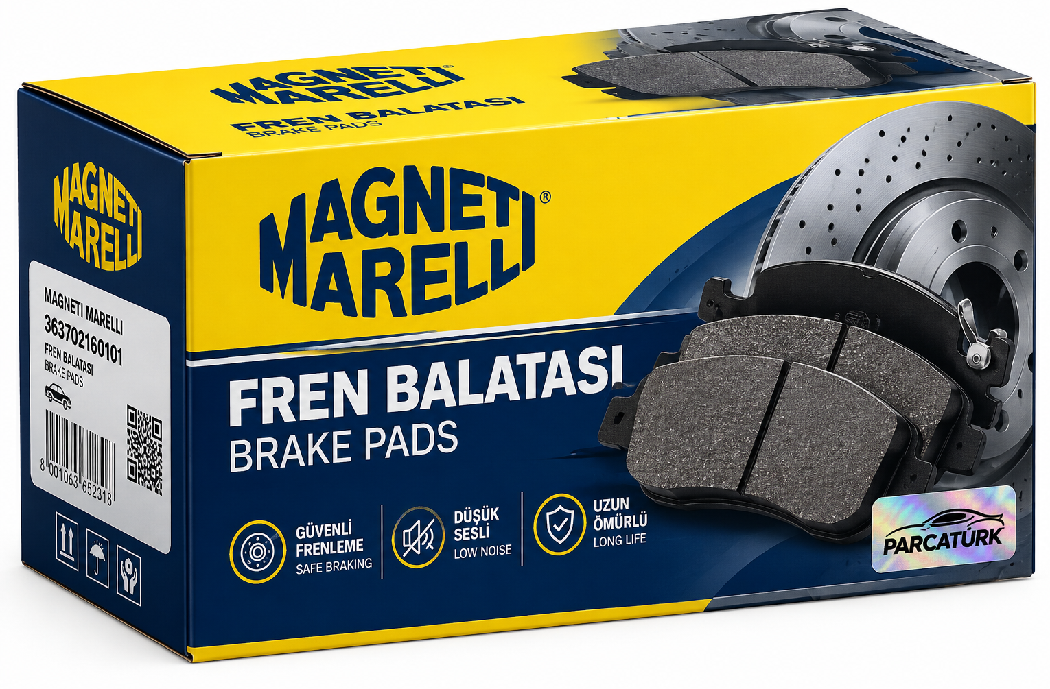 MAGNETI MARELLI Fren Balatası On Egea YM Bravo 1.4 1.6D 1.9D 2.0D Delta 1.4 1.6D Büyük Tip