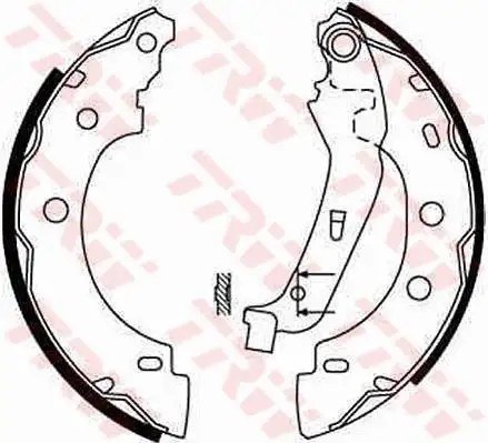 TRW Dacia Sandero 1.2 ve Renault Clio 0.9 Arka Fren Balatası 203 mm