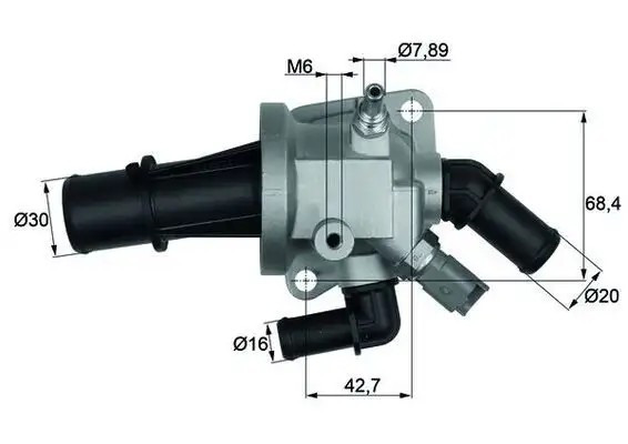 MAHLE Fiat Albea, Punto, Palio, Doblo 1.3 MultiJet Termostat 88 °C