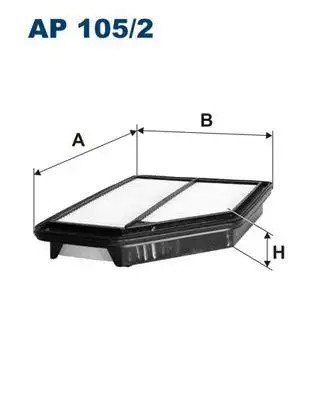 FILTRON Honda Cr-V 2.2 Hava Filtresi 295×199×46 mm
