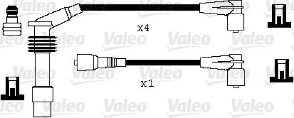 VALEO Opel Astra F 1.4 Parazit Önleyici Buji Kablosu