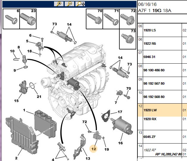 MAP Sensörü (Citroën C3, C3 Picasso, C4 Grand Picasso, DS3, Peugeot 207, 3008, 308, 5008)