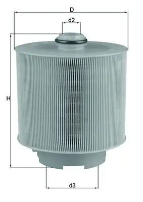MAHLE Audi A6 2.4, 2.8, 3.2 Fsi ve 3.0 Tdi Hava Filtresi 191,6 mm