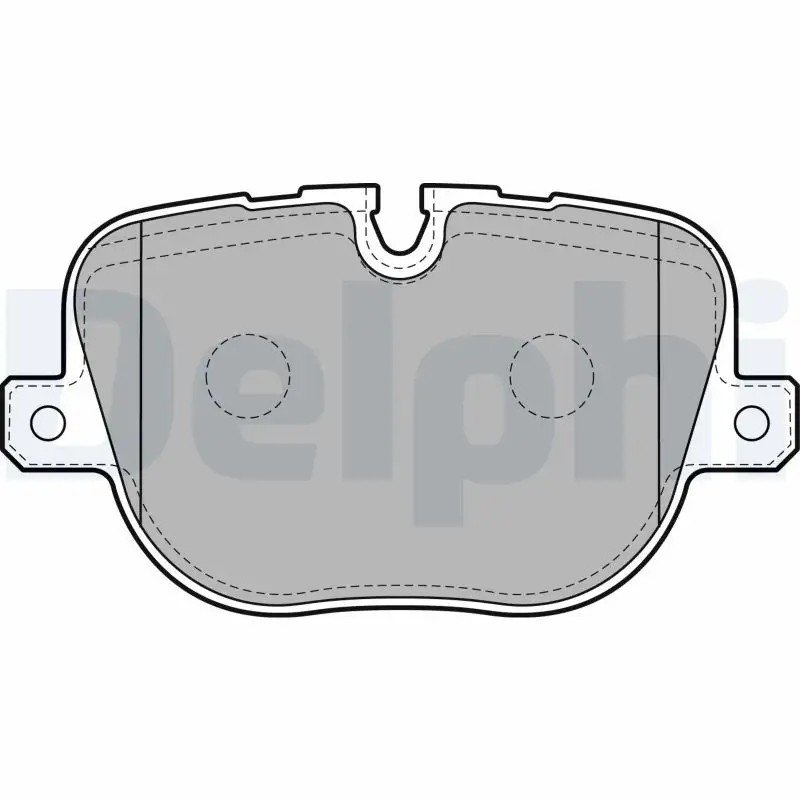 DELPHI Range Rover 5.0 8V 09 Arka Fren Balatası 116 mm
