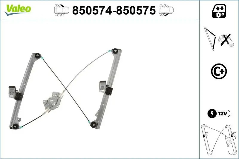 VALEO Volkswagen Passat B5 1.8-1.9 Tdi Skoda Superb 1.9 Tdi Sol Ön Cam Krikosu