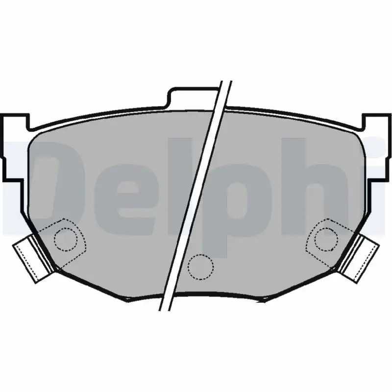 DELPHI Hyundai ix35 1.6 Gdi ve Kia Cerato 1.6 Arka Fren Balatası 85,3 mm