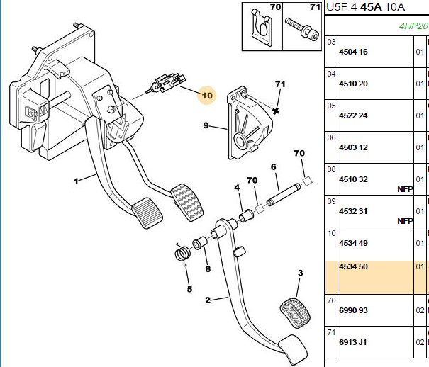 FEBI Fiat Grande Punto, Albea ve Palio 1.4-1.3 MultiJet Ön Fren Müşürü