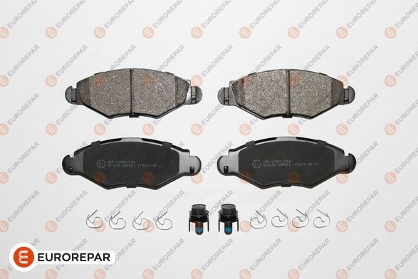 EUROREPAR Peugeot 206 1.4 ve 306 1.6 Ön Fren Balatası (Yaylı)