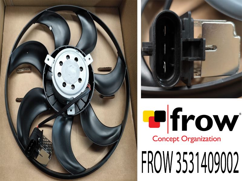 FROW Fan Motoru 390 mm 12V (Opel Astra H Z12XEP, Z18XE, Z16XEP, Z14XEP)
